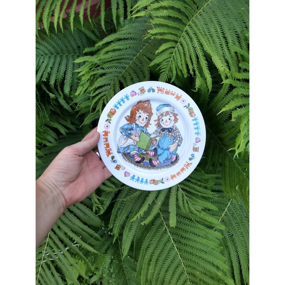 1969 Raggedy Ann child's plate |The Bobbs-Merrill company inc.